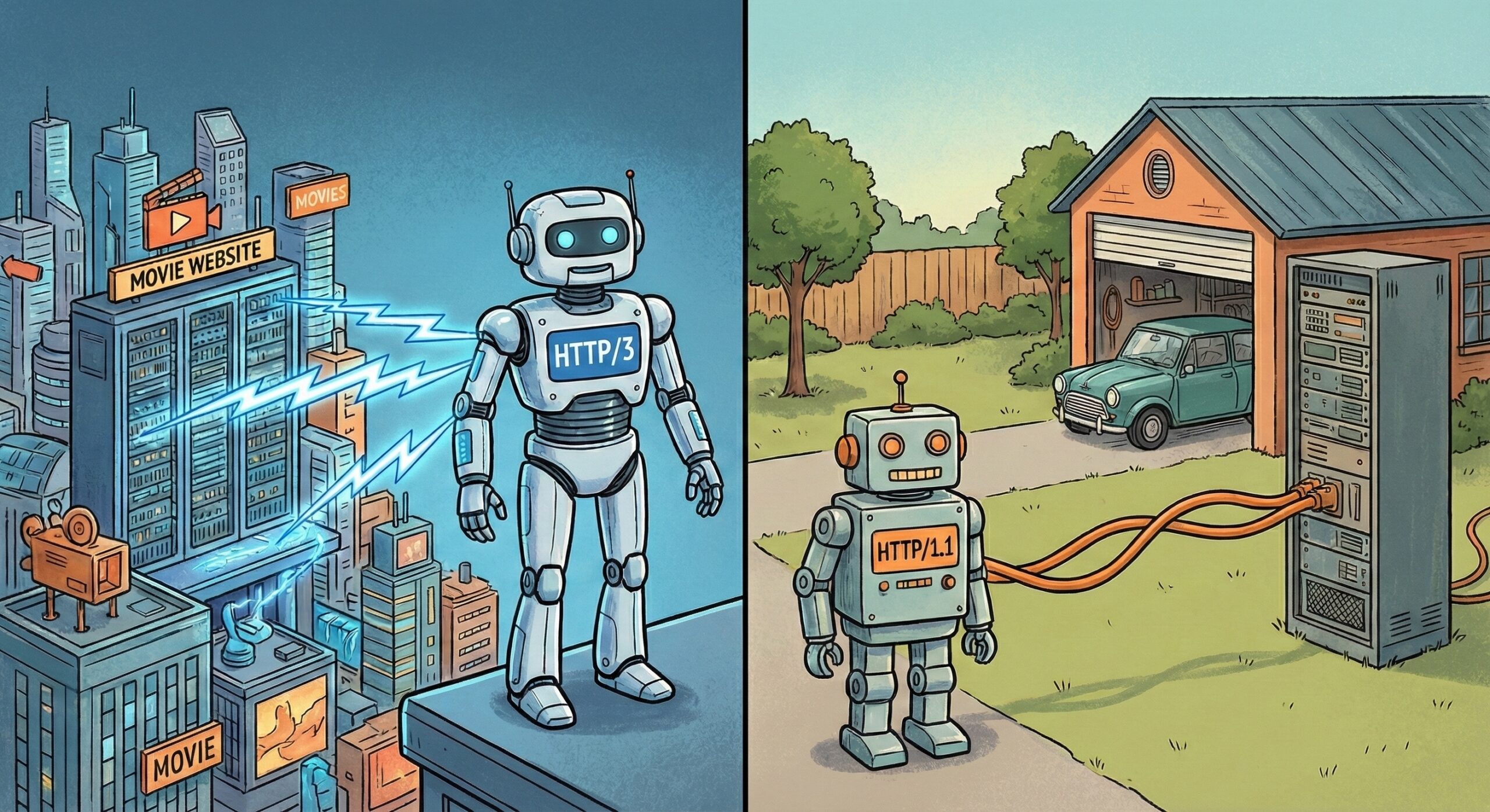 Googlebot ist wählerisch: Je nach Seite gibts nur HTTP/1.1 statt HTTP/3